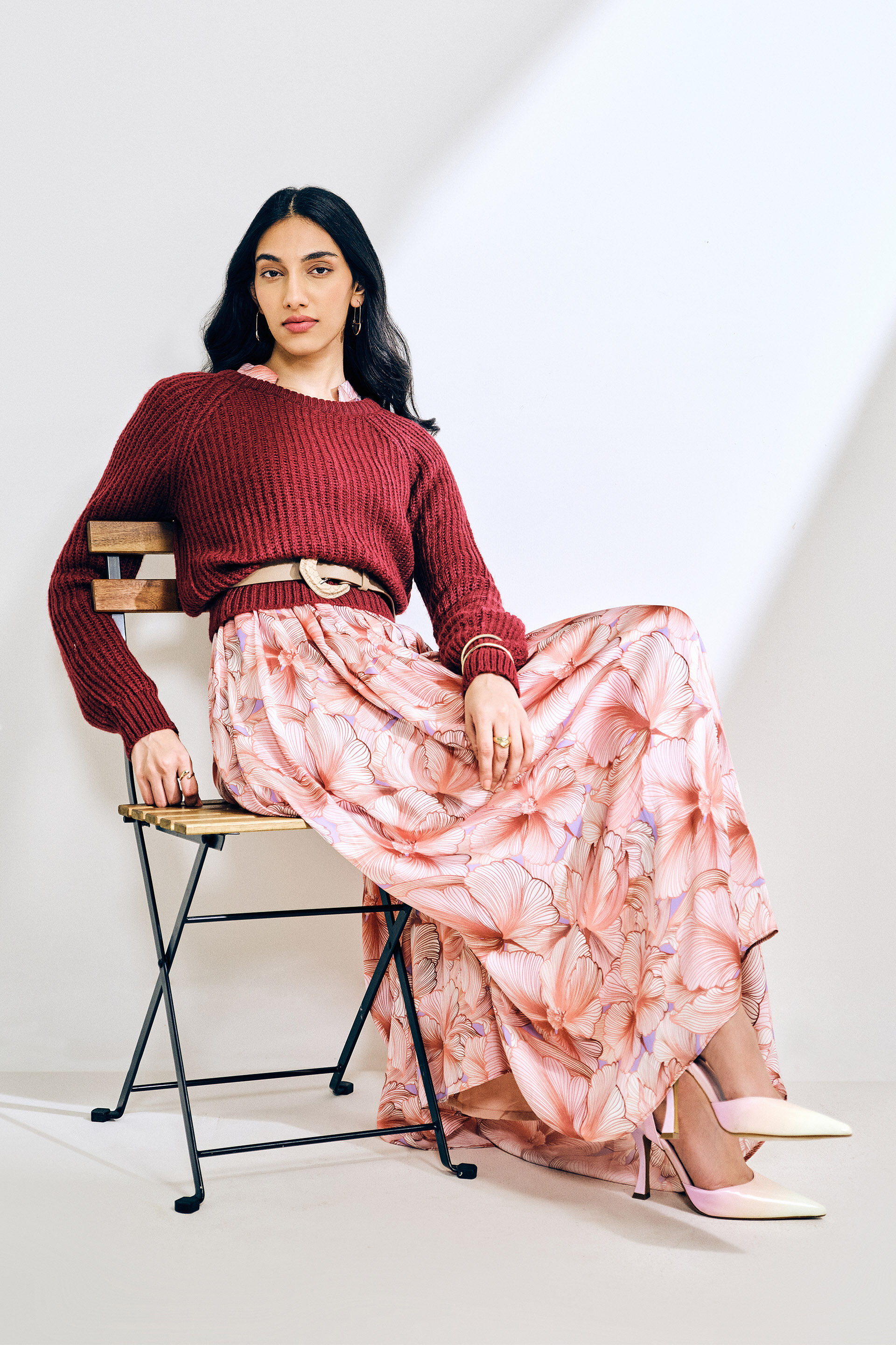 Chilly Days Wine Sweater, Wine, image 6